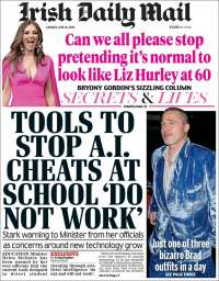 Portada de Irish Daily Mail (Irlanda)