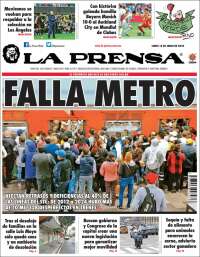 Portada de La Prensa (México)
