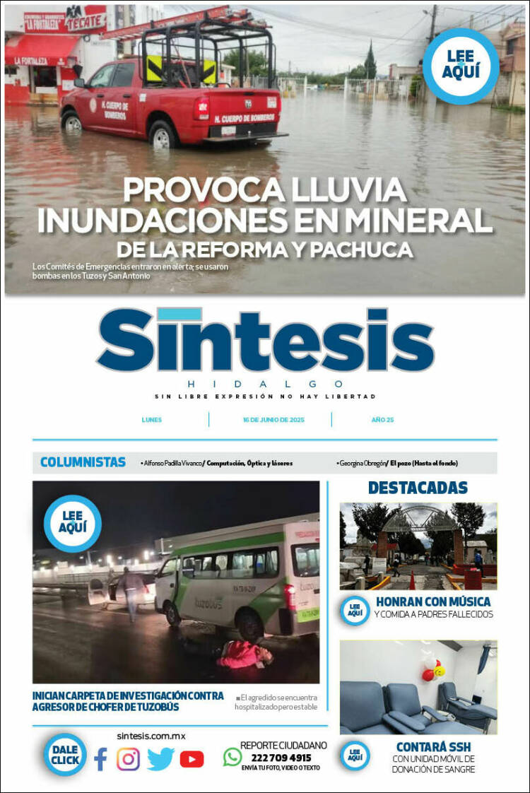 Portada de Sistesis - Hidalgo (México)