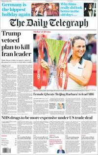 Portada de Daily Telegraph (United Kingdom)