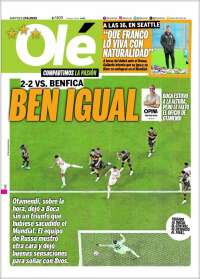 Portada de Olé (Argentina)