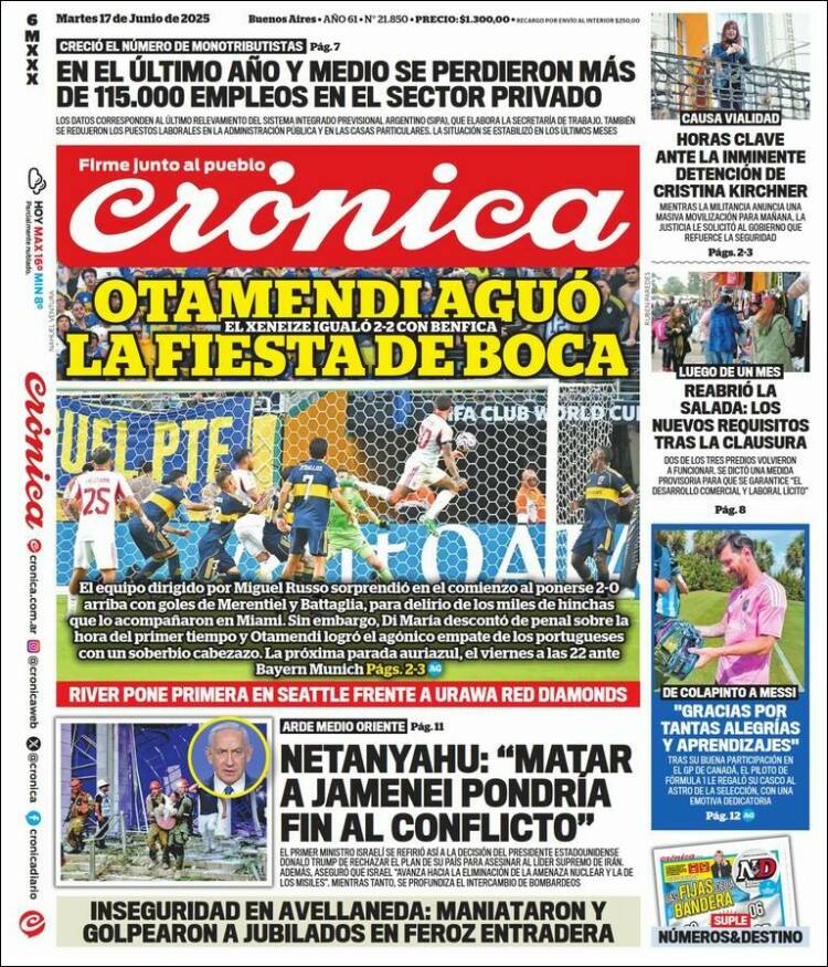 Portada de La Voz del Chaco (Argentina)