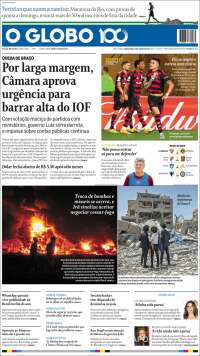 Portada de O Globo (Brasil)