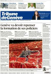 Portada de La Tribune de Genève (Switzerland)