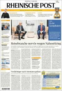 Portada de Rheinische Post (Germany)