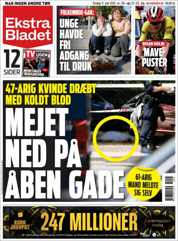 Portada de Ekstra Bladet (Denmark)