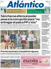 Portada de Atlántico Diario (España)