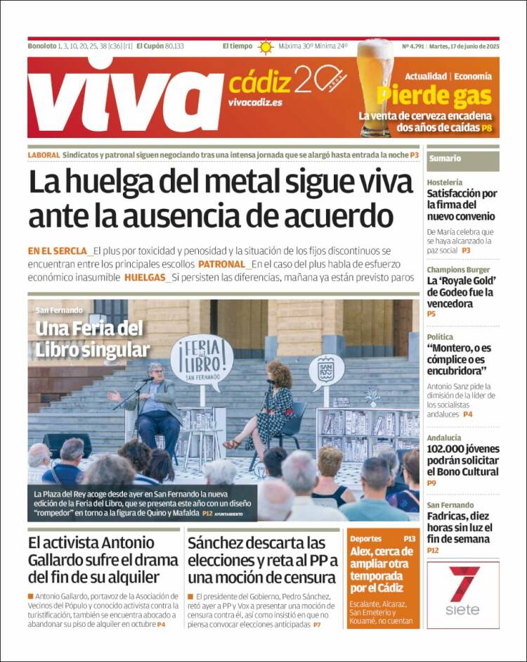 Portada de Información - Cadiz (España)