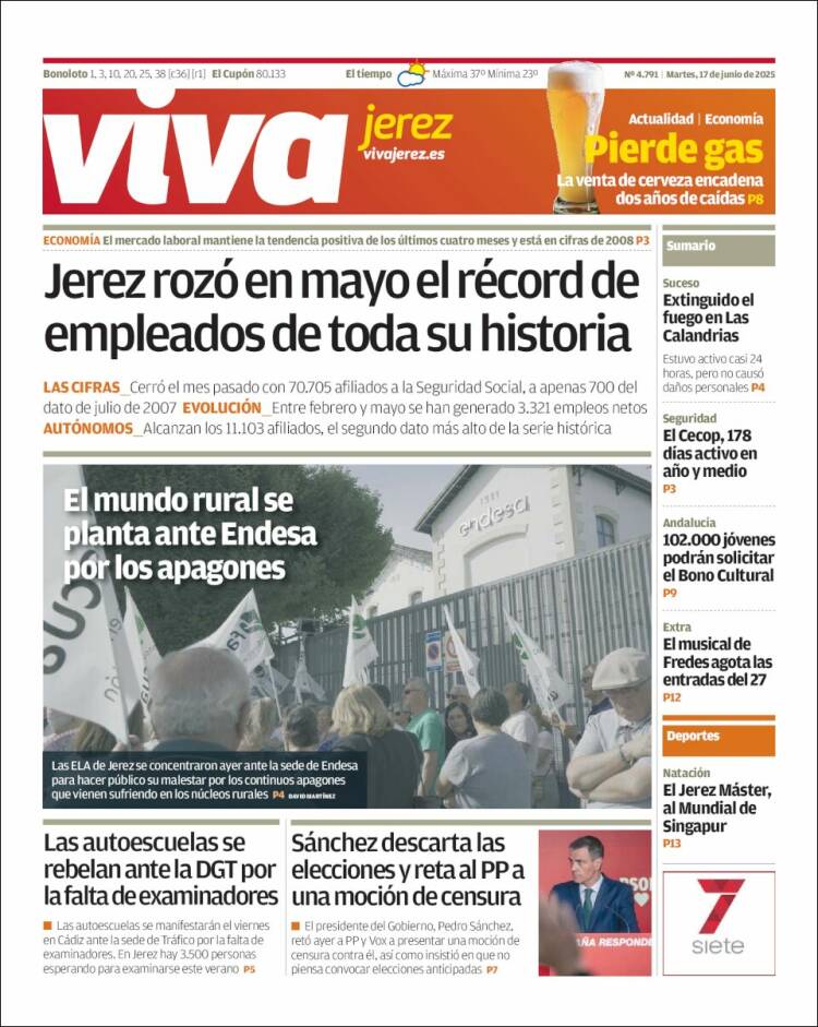 Portada de Información - Jerez (España)