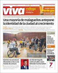 Portada de Viva Málaga (España)