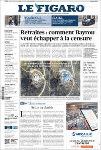 Portada de Le Figaro (France)