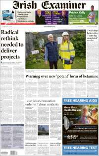 Portada de Irish Examiner (Ireland)