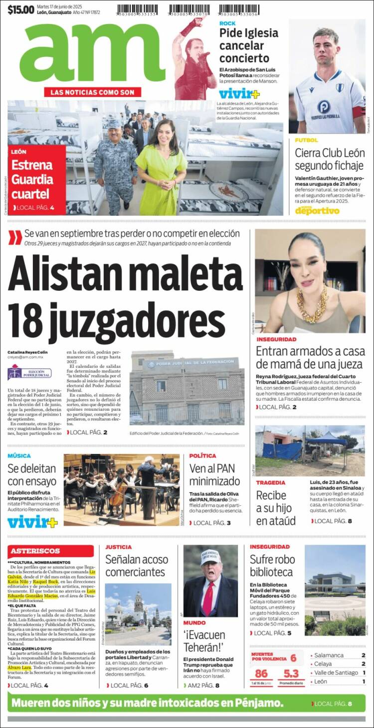 Portada de Al Día A.M. (México)