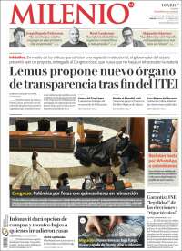 Portada de Milenio - Jalisco (México)