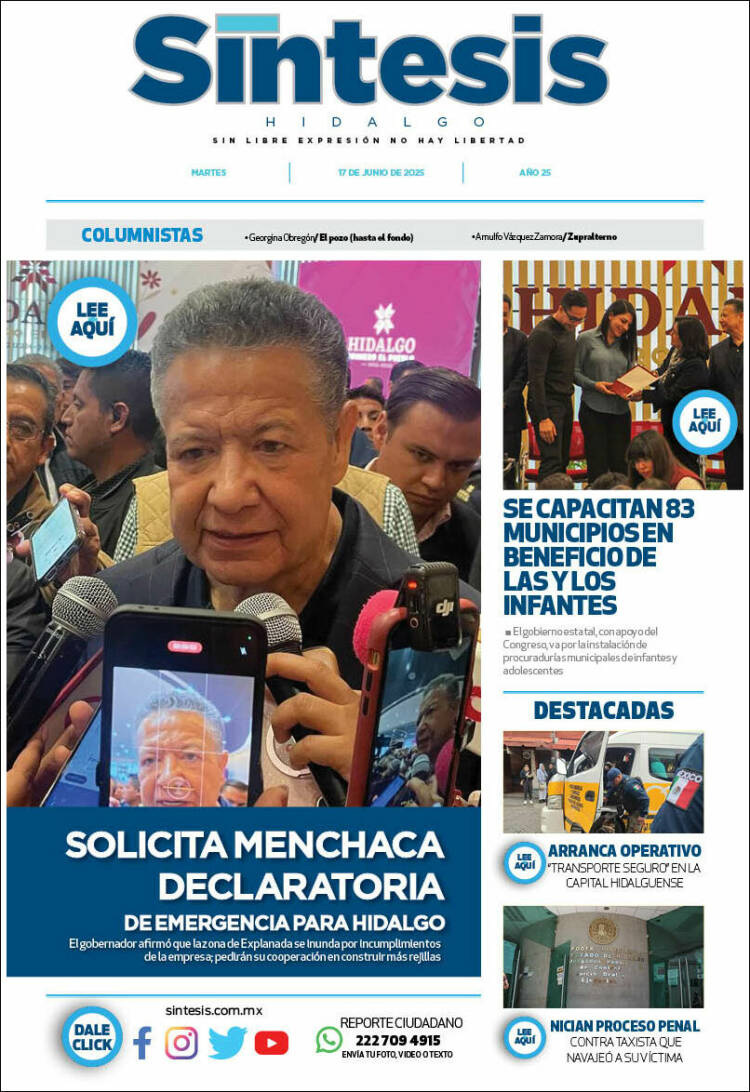 Portada de Sistesis - Hidalgo (México)