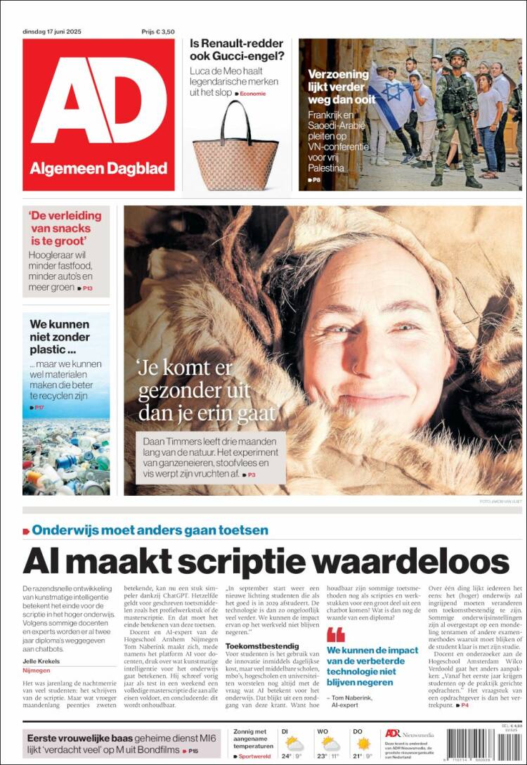 Portada de AD (Netherlands)