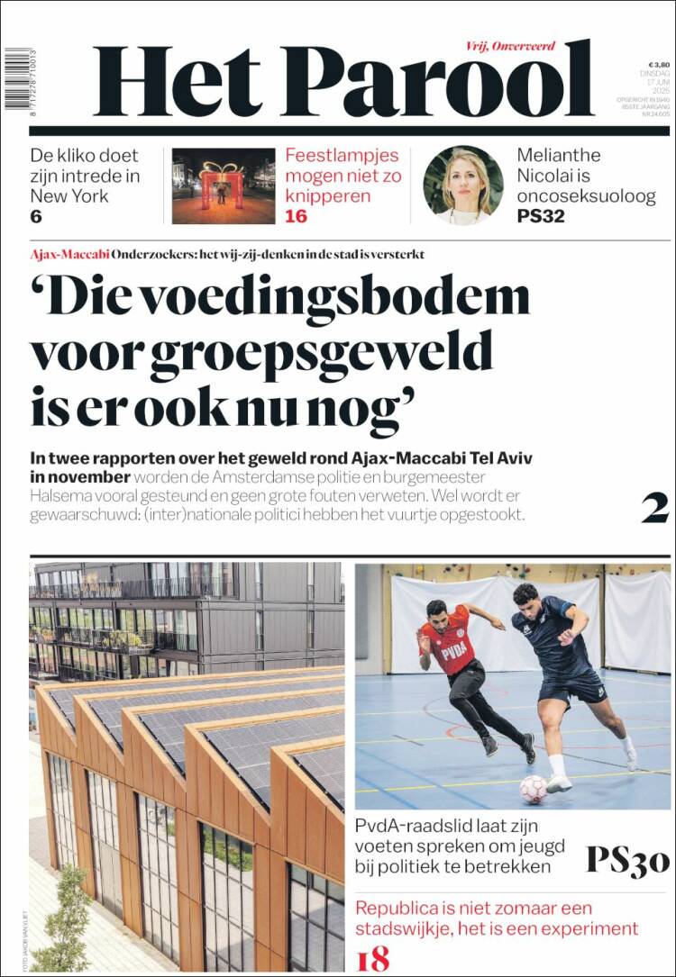 Portada de Het Parool (Netherlands)