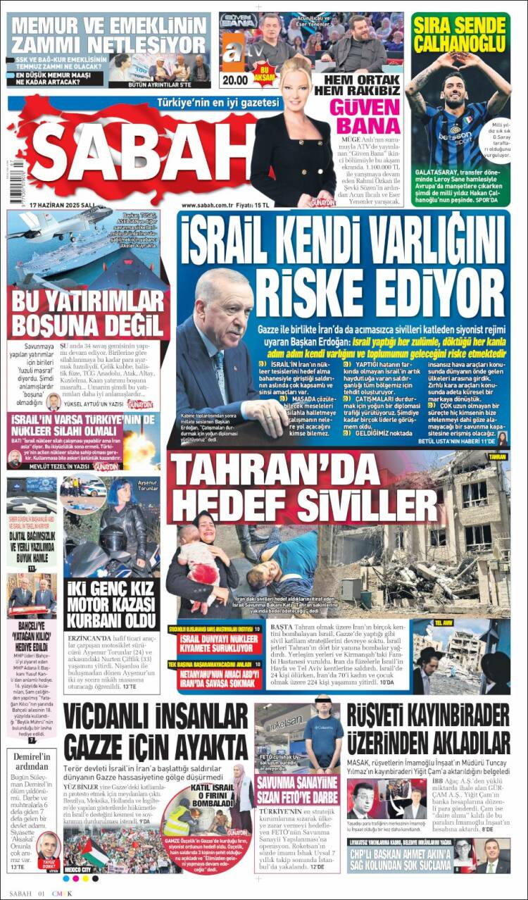 Portada de Sabah (Turkey)