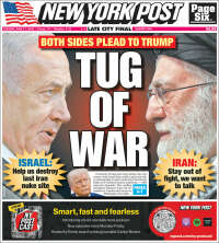 Portada de New York Post (USA)