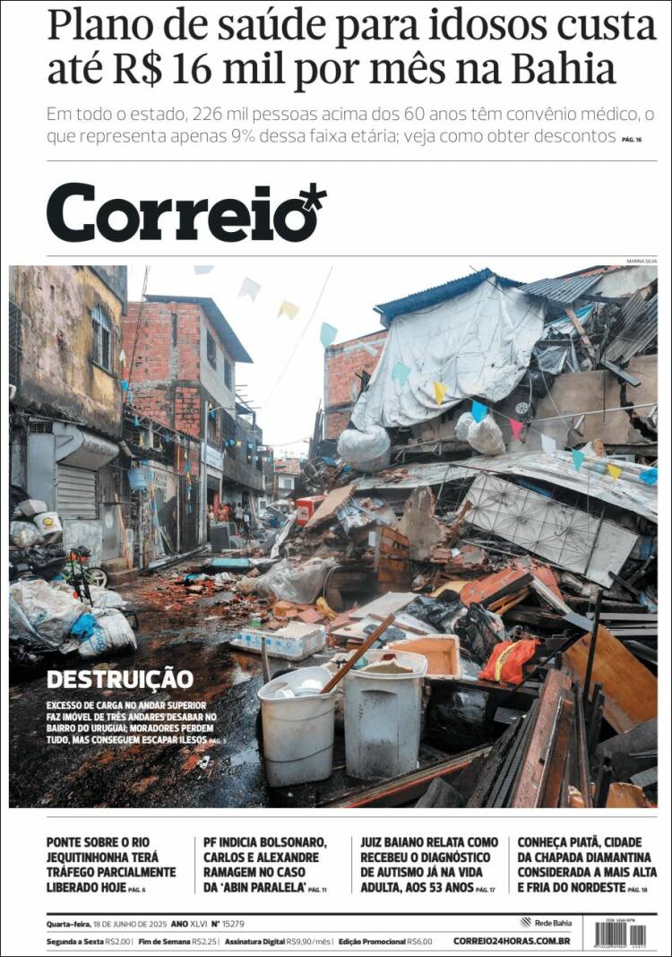 Portada de Correio* (Brasil)