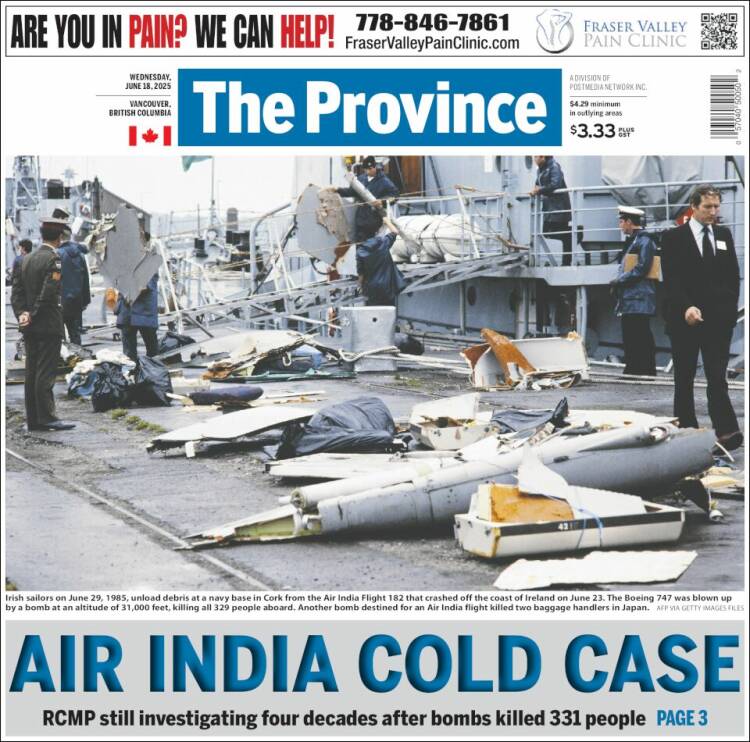 Portada de The Province (Canada)