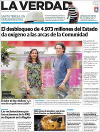 Portada de La Verdad de Murcia (Spain)
