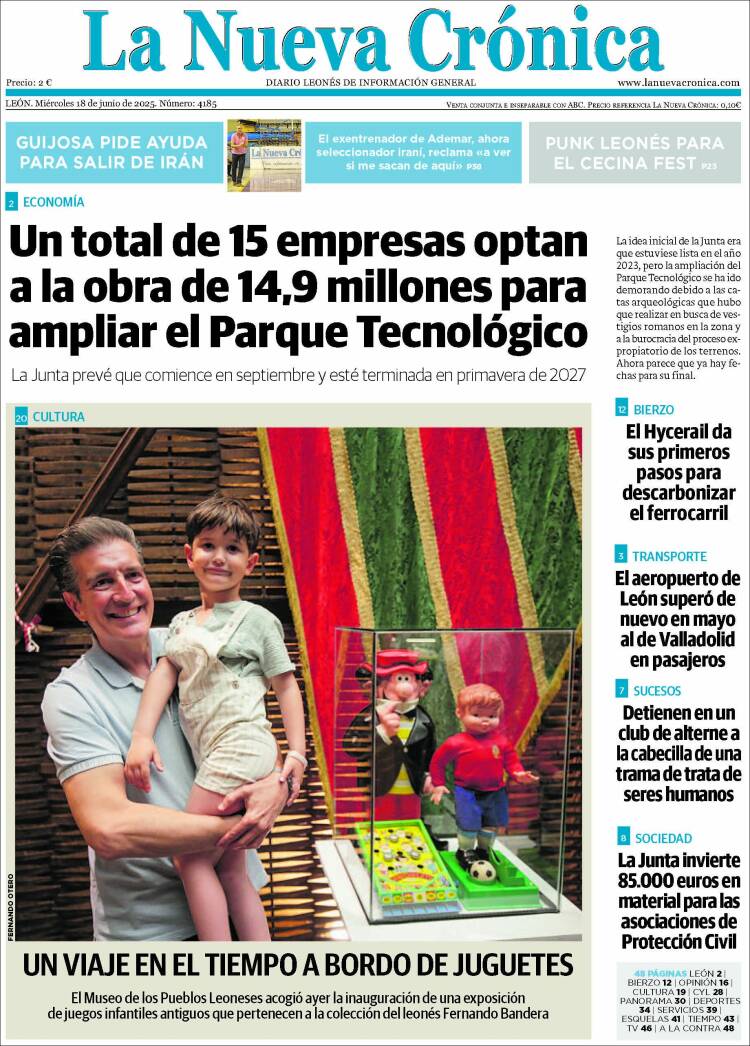 Portada de La Nueva Crónica (España)