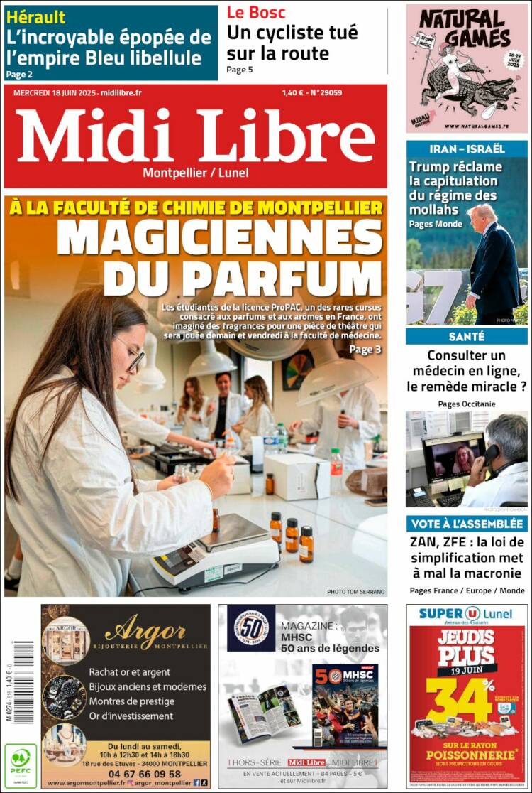 Portada de Midi Libre (France)