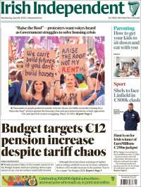 Portada de Irish Independent (Ireland)