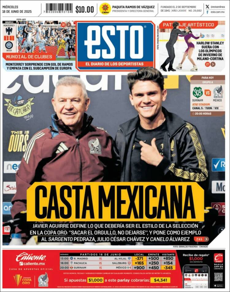 Portada de Esto (Mexico)