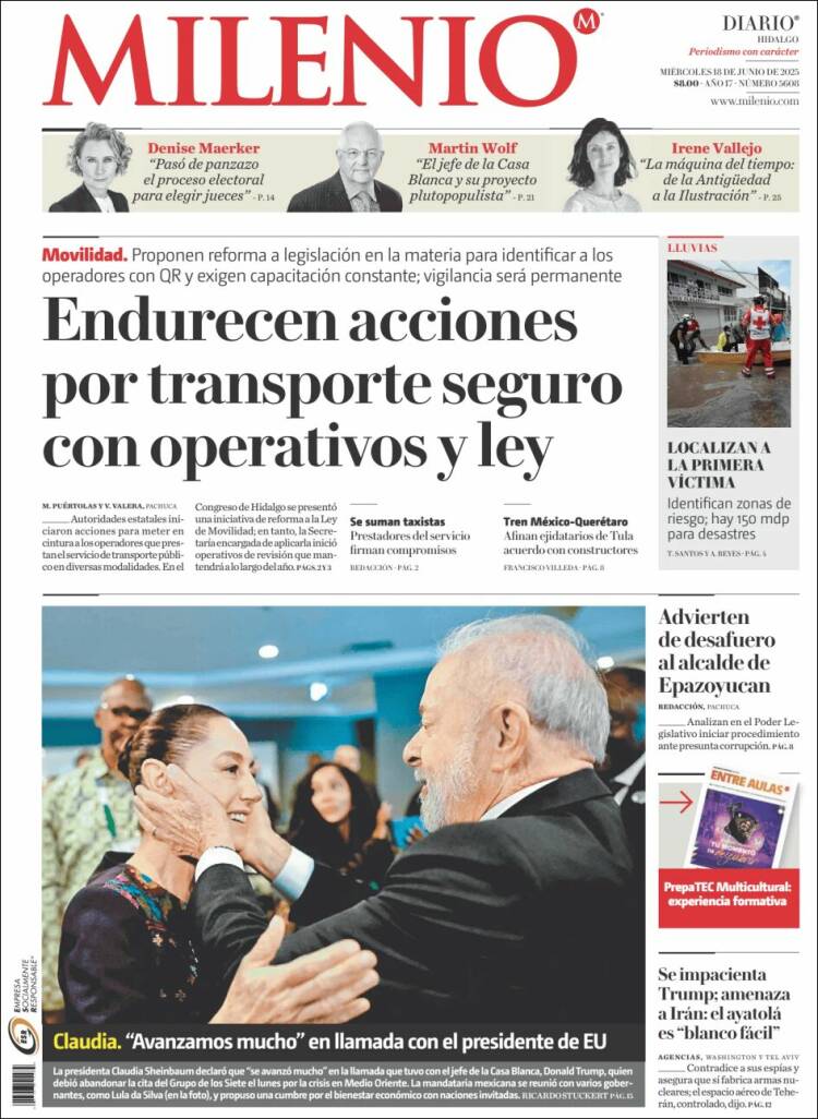 Portada de Milenio de Hidalgo (México)