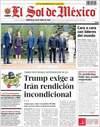Portada de El Sol de México (Mexico)