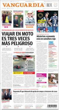 Portada de Vanguardia (Mexico)