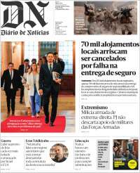 Portada de Diário de Noticias (Portugal)