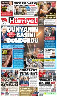 Portada de Hürriyet (Turkey)