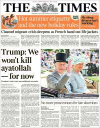 Portada de The Times (United Kingdom)