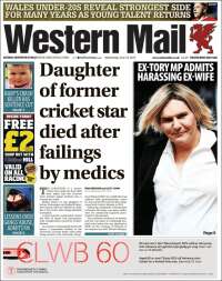 Portada de Western Mail (United Kingdom)