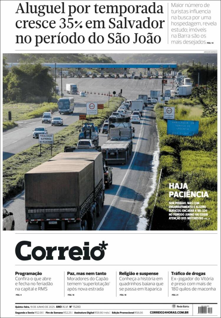 Portada de Correio* (Brasil)