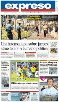 Portada de Expreso (Ecuador)