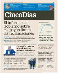 Portada de Cinco Días (Spain)