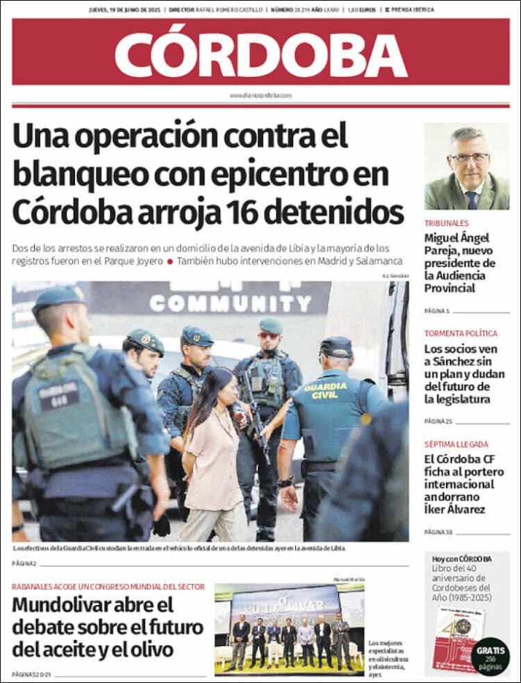 Portada de Diario de Córdoba (Spain)