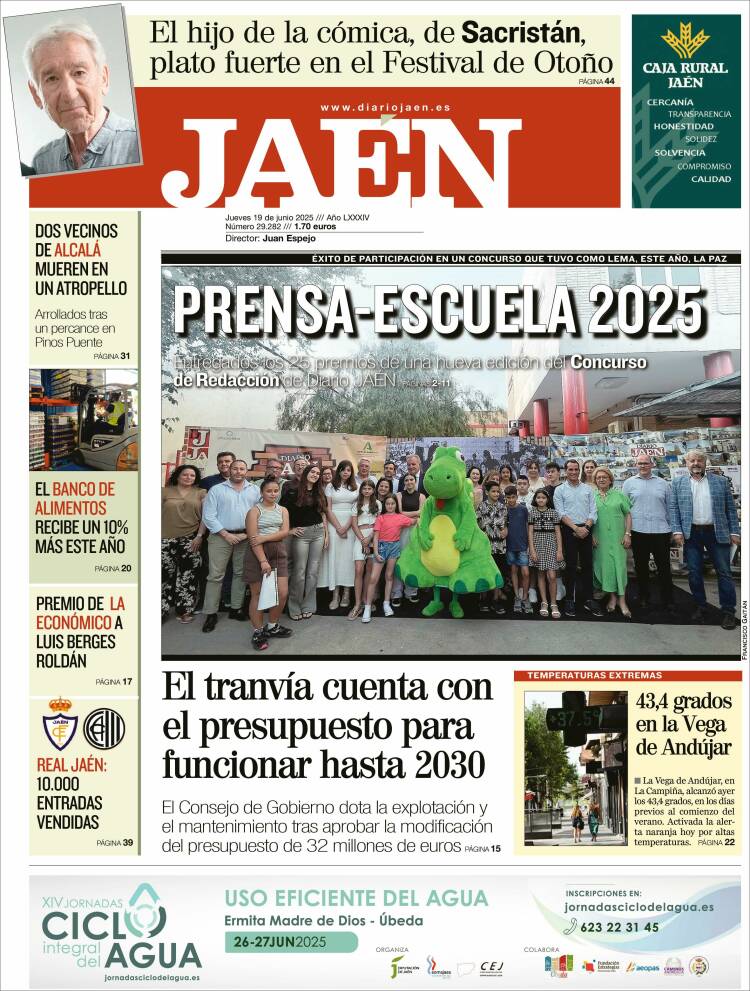 Portada de Diario Jaén (España)