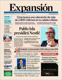 Portada de Expansión (Spain)