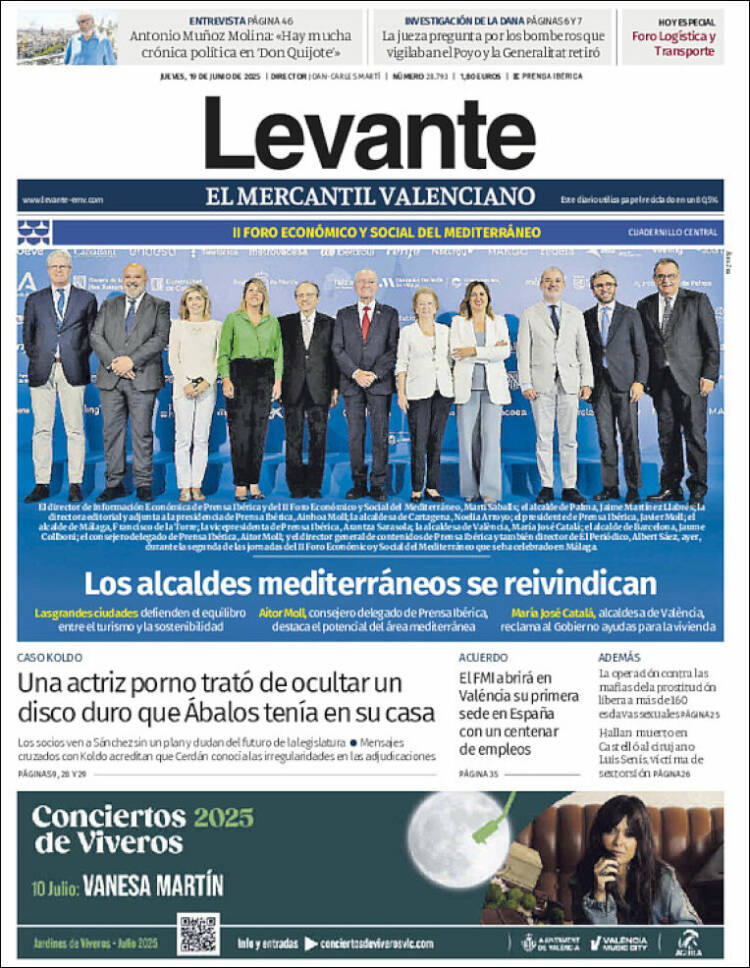 Portada de Levante (Spain)