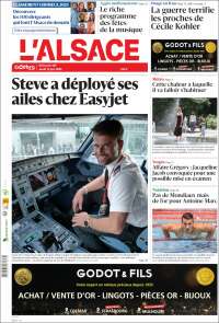 Portada de Journal L'Alsace (France)