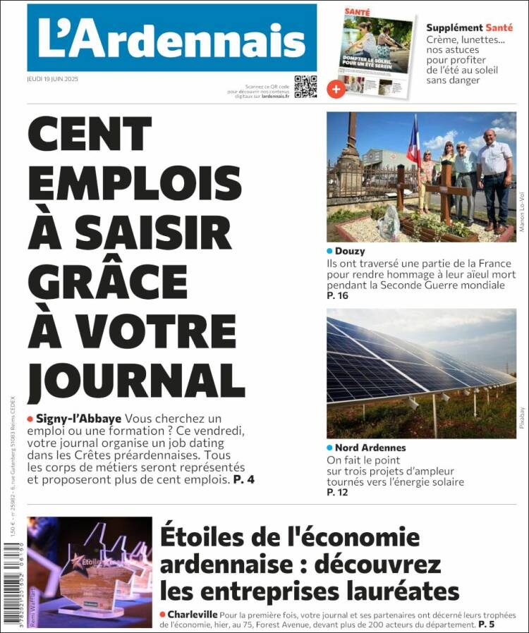 Portada de L'Ardenais (France)