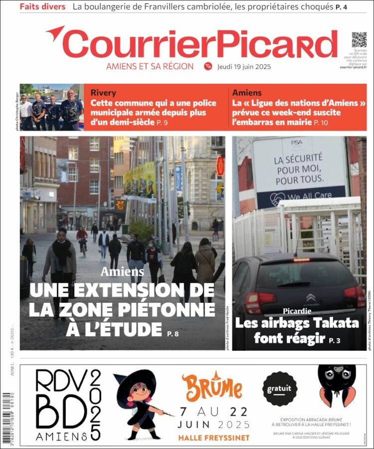 Portada de Courrier Picard (France)