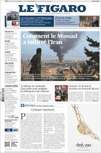 Portada de Le Figaro (France)