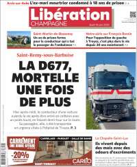 Portada de Libération Champagne (France)