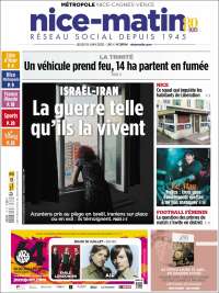 Portada de Nice-Matin (France)